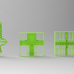 1.JPG STL file Minecraft Cookie Cutter Kit・Template to download and 3D print