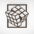 кубик-рубика.9.png Rubik's Cube Wall Art SVG STL PNG | 3D Optical Illusion Panel for Laser Cut, CNC & 3D Printing | Puzzle Geometric Decor