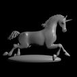 Unikorn-4.jpg STL file Unicorn galloping・3D printer model to download