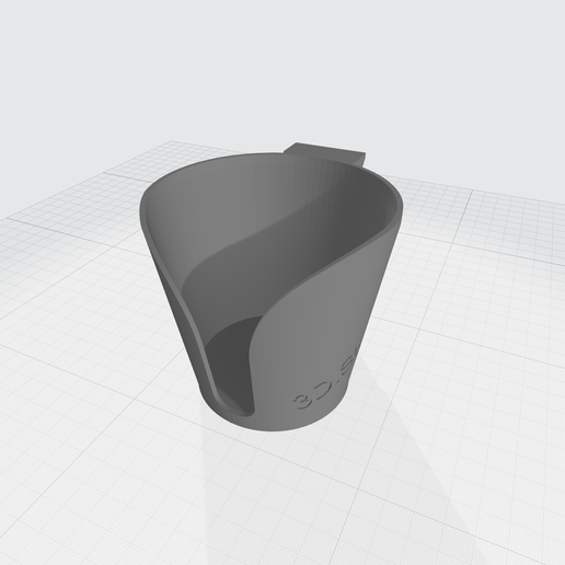 7-shaped.png modular cup/mug holder with 5 options for ataching to variouse surfacies
