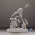 4-18.jpg Panic - Disney Hercules Fan Art Statue - Presupported 3D STL Model