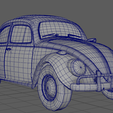 volkswagen_Beetle_Wireframe.png Free OBJ file volkswagen_Beetle・3D printer design to download