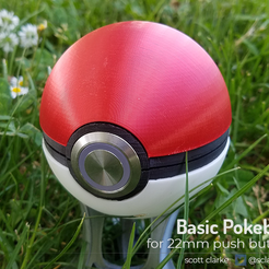 thingverse-thumbnail1.png Fichier 3D gratuit Pokeball de base・Objet imprimable en 3D à télécharger