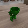 untitled1.jpg Mom and Child Plant Pot with 3D Print Stl File,Holder, 3D Home Decor, Mini vase, Indoor Vase, Key Holder, Card Holder, plant pot, Mother Day