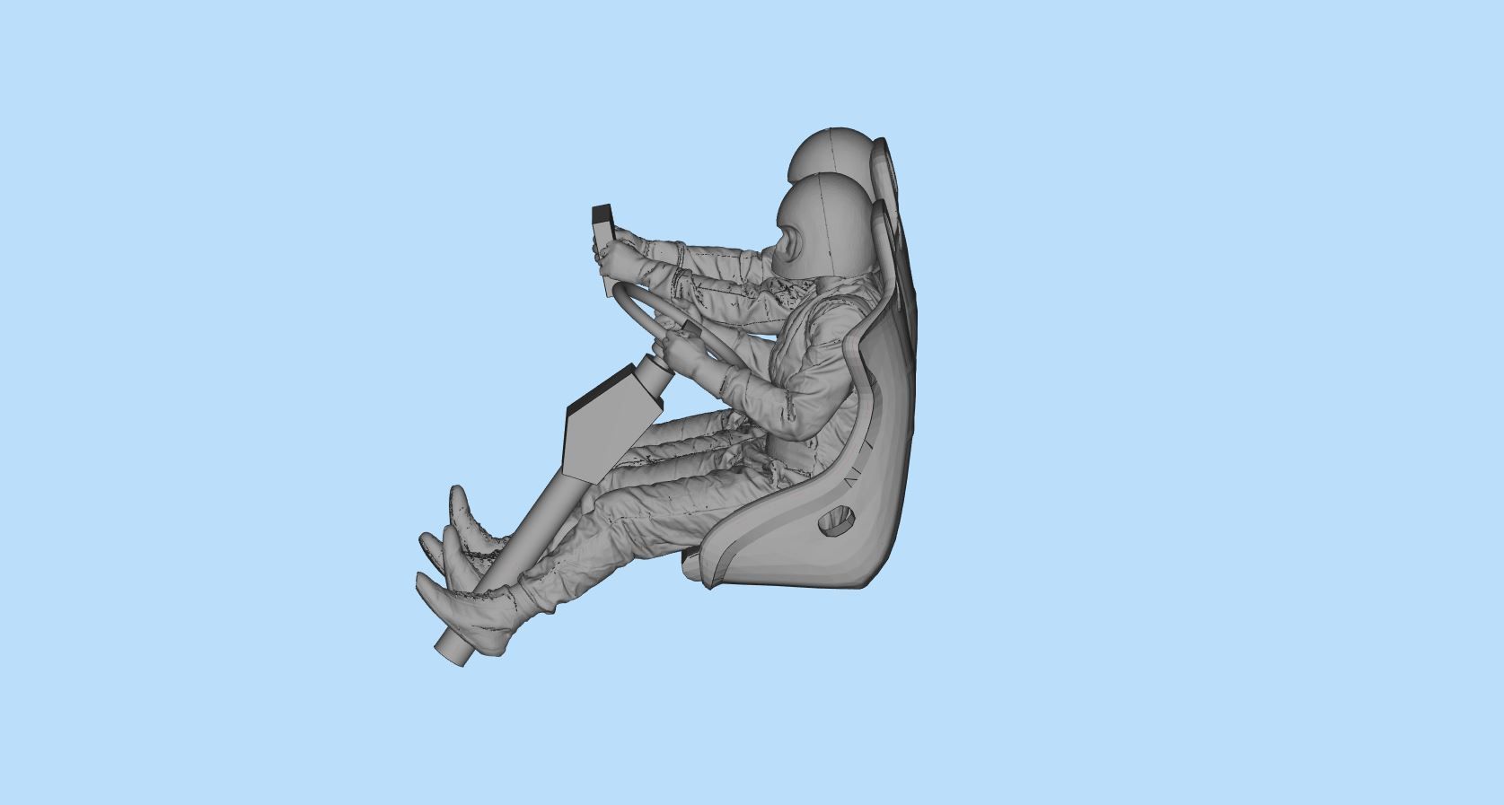 2.jpg 3D file 3D print ready Pilot Rally race car male Racing Driver・3D printable model to download, ITman3D