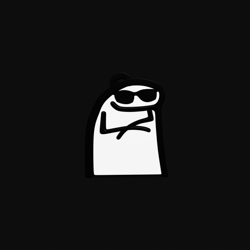 flork key ring 3D model