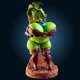Gob-sfw-2.png Goblin Girl Short & Stacked 3D Print Model