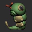 caterpie-cults-1.jpg Pokemon - Caterpie, Metapod and Butterfree with 2 poses (Pre Supported)