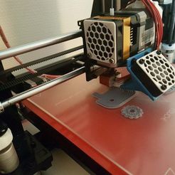 Capture3.jpg Free STL file Fan duct for Geeetech Prusa I3 Pro B (Conduit de Ventilateur)・3D print object to download