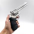 Ruger-GP100-3D-MODEL3.jpg Revolver Ruger GP100 Prop practice fake training gun