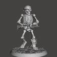 SkellPirate15.JPG 28mm Undead Skeleton Pirate Miniature