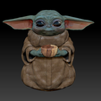 dssdc.PNG Baby Yoda (Grogu) with bowl