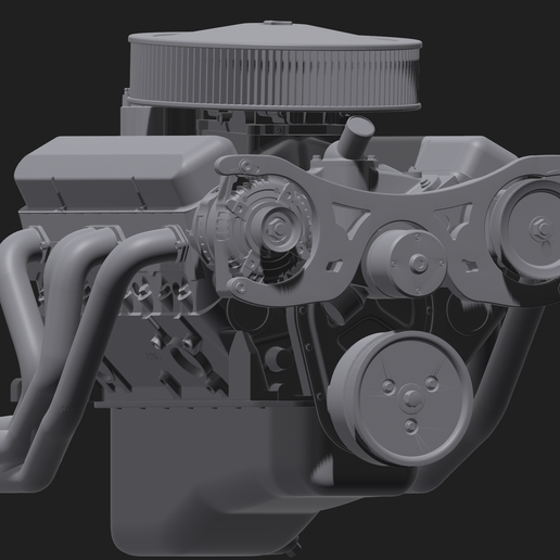 IMG_2182.png Detailed 1/25 Performance Small Block Chevy Engine