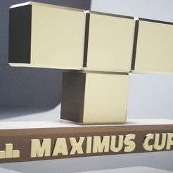 20190324_134406.jpg Free STL file Nintendo Switch - Tetris 99 - Maximus Cup Trophy・3D printable model to download