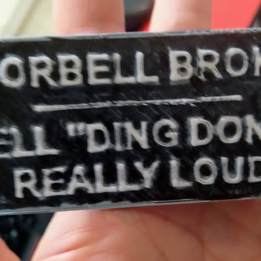 Doorbell Broken Sign