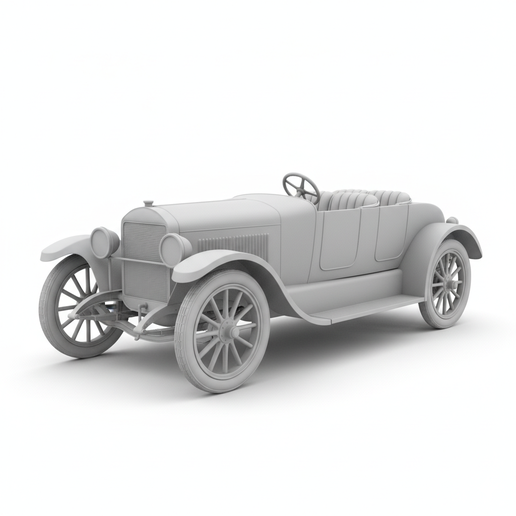 Brasier 16HP car display model, pickup truck STL, minivan STL, split parts car STL, classic car STL, sci fi car STL, drag muscle car STL, 1:18 car STL, jeep style STL, 1990s JDM car STL, car wall art STL, 1900s car STL, wagon STL, car file STL, track car
