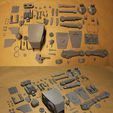 !!ESBphysical1.jpg Empire Strikes Back AT-ST 3D printable STUDIO SCALE 3D print model