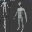 LowPolyCharacter.png Бесплатный STL файл Low Poly Character・План 3D-печати для скачивания