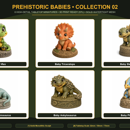 Prehistoric Babies Pack