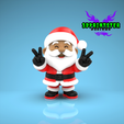 Santa-Clause-Peace-1.png Silly Santa Clause - Paz