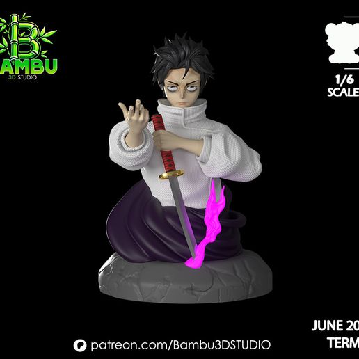 👽 Yuta Okkotsu - Domain Expansion Model・ 3D File for 3D printing