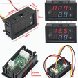 f24fcb.png 24V power supply housing with built-in ampere-voltmeter and DC down-converter.