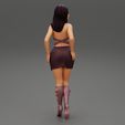 Girl-0015.jpg Woman wearing high heel shoes and mini skirt 3D print model