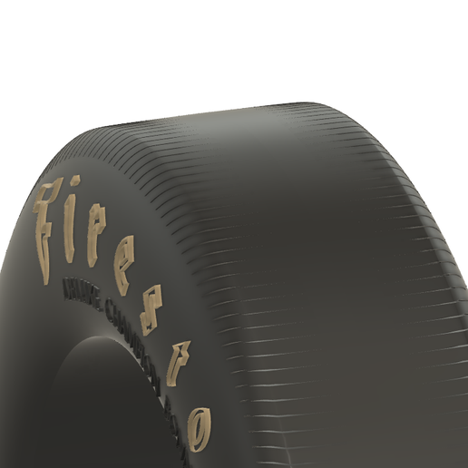 🛞 Firestone Deluxe Champion Bonneville Tires / Tyres・ STL