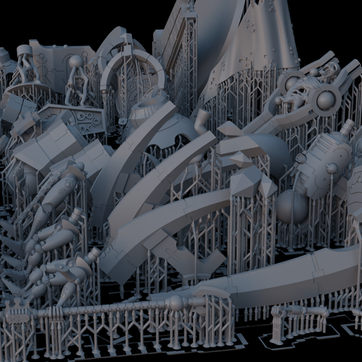 8.png Cyber Lord Space Zombies, rey de la fortaleza móvil silenciosa