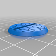 25mmBrandedSlottaRetro.png BigMrTong Retro Slotta Conversion base for Miniatures