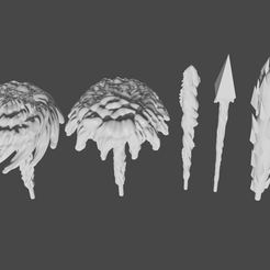 Render1.png STL file Water and Ice Effects Pack・3D printable model to download