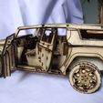 hummer-5.jpg Hummer- Custom laser cutting plywood laser cut cnc pattern dxf files for laser cut model 3d