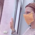 IMG_7643.JPG Free STL file 3D "Fabric" Surgical Mask・3D printer design to download