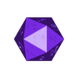 D20.stl Role-playing dice