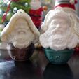 DSC04165.jpg Christmas Classic Santa Sleigh Bell 3D Print-In-Place STL Model Tree Ornament Mantle Display