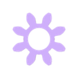 Wheel, Gear (1m, 8t).stl Marblevator, "The Ferris Wheel at the Pumpkin Patch".