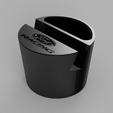 ford-racing.png Car cup phone  holders with Car logos and small storage  for car cup holders or desk use