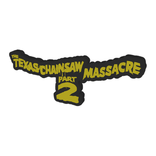 3D MULTICOLOR LOGO/SIGN - The Texas Chainsaw Massacre Part 2