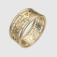 rotating_50.png Кольцо с затейливым узором 3D печать