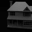 Syracuse1-5.png STL file N-Scale House 'Syracuse I' 1:160 Scale STL Files・3D printer design to download