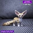 1.jpg Fennec fox realistic articulated flexi toy