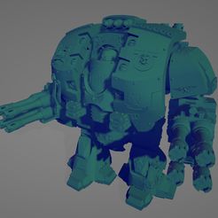 Screenshot_270.jpg Бесплатный STL файл Blue Boys Ultramarines Big Leviathan Dred Robot・3D-печать объекта для загрузки