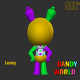 A4.png Dandy's World Looey STL 3D Character Fanart