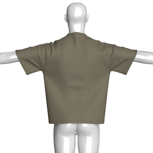 👕 Men Basic Oversized Tshirt - T Pose | Marvelous / Clo3d / obj