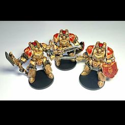 Custom_SoS_Contemptor_Painted_3.jpg STL file CUSTOM CUSTODES SISTERS OF SILENCE THEMED ACHILLUS & GALATUS DREADNOUGHT・3D printing design to download