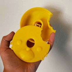 2019-02-22 04.43.54 1.jpg Free STL file HOMER SIMPSON DOUGHNUT / DONUT HEAD - HOMERO SIMPSON DONUT HEAD - THE LITTLE HOUSE OF HORROR・3D printable object to download