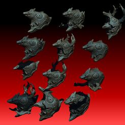 BPR_Compositeghdfhdfh.jpg STL file Helmets for the dead・3D printing template to download