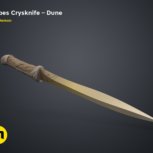 Crysknife-Mapes-Color-7.png 3D file Mapes Crysknife - Dune・Design to download and 3D print, 3D-mon