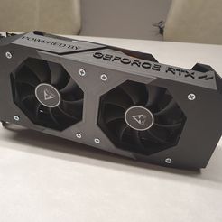 STL file Nvidia RTX 3080 Series Founders Edition fully 3D printable 1:1  scale with spinning fans 🖥️・3D printable design to download・Cults