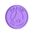 Paris_Saint-Germain_3D.stl Archivo STL gratis París Saint-Germain - Logo・Plan de impresión en 3D para descargar